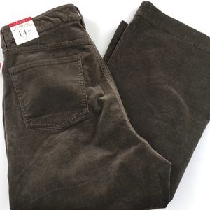 Talbots Curvy Flare Leg Corduroy Pant  Sz 14p